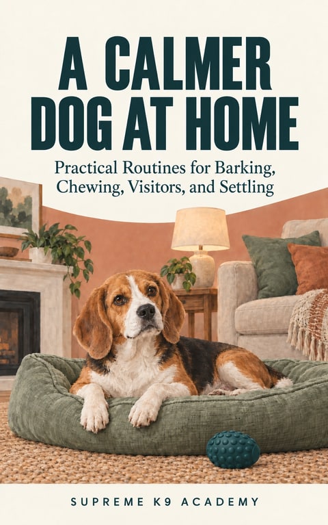 A Calmer Dog at Home book cover