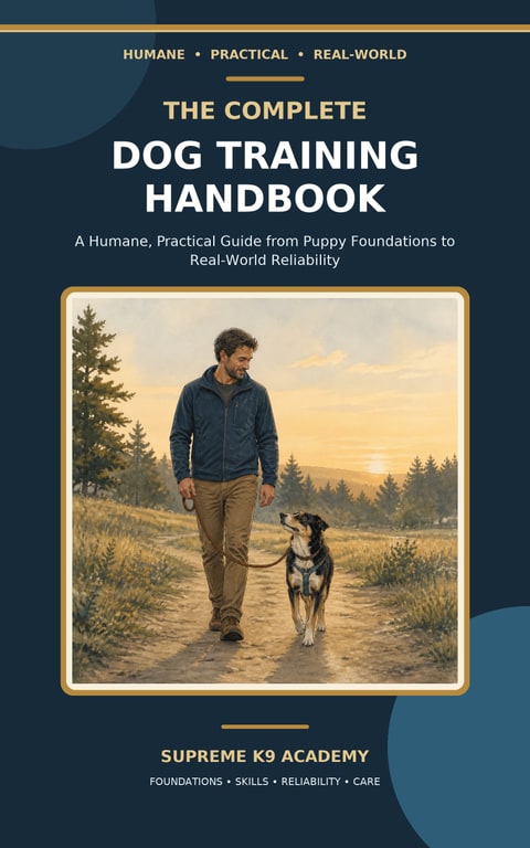 The Complete Dog Training Handbook paperback cover